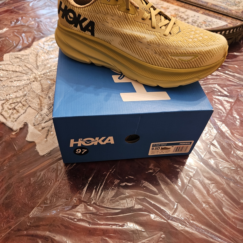 Hoka Vibrant Yellow Athletic Shoes